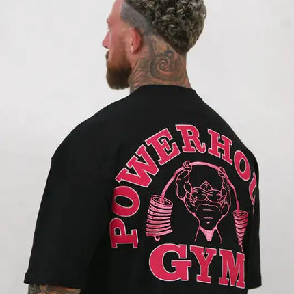 2026 GYM Men's Fitness T-shirt - Breathable and Sweat-absorbent. Made of Pure Cotton, It Is Soft and Comfortable To Wear.