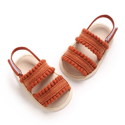 Baby Boys Girls Summer Sandals 0-12 Months First Walkers Soft Sole Breathable Casual Comfortable