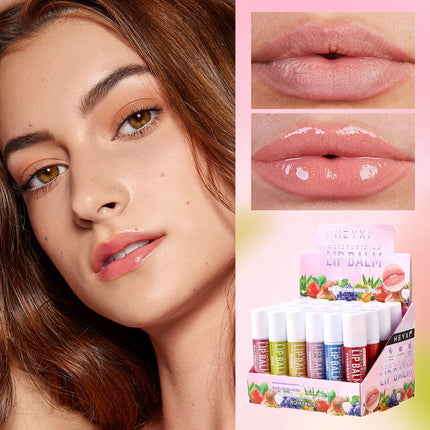 24pcs fruit flavor lipstick set - moisturizing lipstick, suitable for all skin lip care, suitable for Christmas gifts