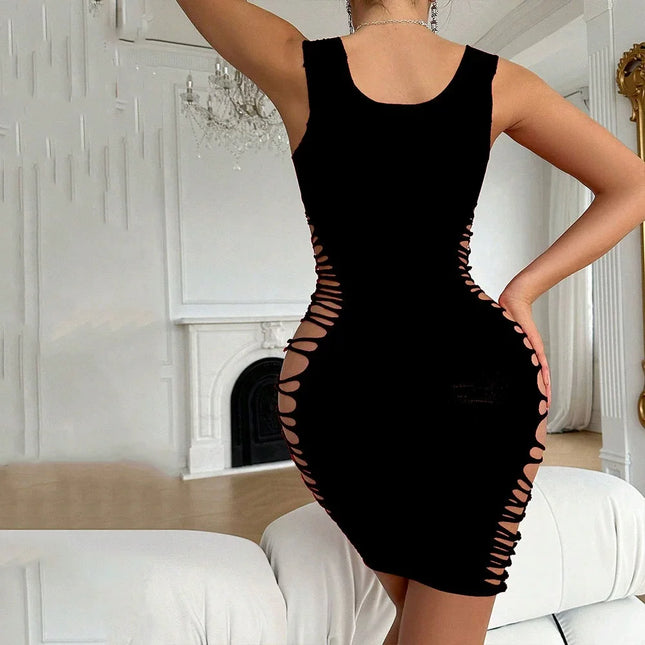Sexy Crochet Plus Size Lingerie Babydoll Underwear Chemises Teddies Sleepwear Hot Sexy Dress Costume