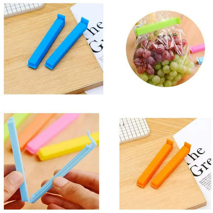 20PCS Random Color Versatile Kitchen Bag Clips Food Snack Organizer Tea Bag Seal Clip Kitchen Tools Durable and Reusable Tools