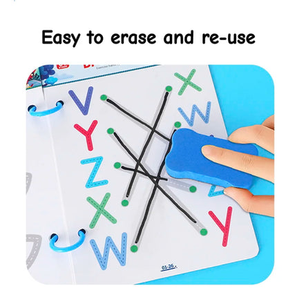 Kids Pen Control Training Card For Children's Concentration 3-6 Year Old Logical Thinking Ability Training Educational Toys