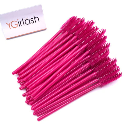 50/10 PCS/Pack Disposable Eyelash Swab Mini Individual Lash Applicators Mascara Brush Eyelashes Extension For Maquillaje Makeup