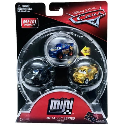 Pixar Cars Series Mini Car Set Lightning McQueen Black Storm Jackson Police Car Cruz Boy Toy Alloy Cars Gift FLG70