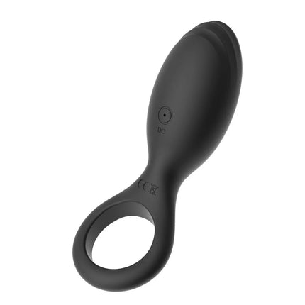 2 In1 Penis Ring Vibrator Butt plug Male Chastity Cock Rings Clit Stimulator Delay Ejaculation Male Masturbator Aldult Sex Toys