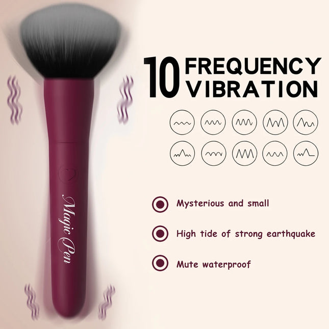YAFEI Makeup Brush Vibrator for Women Clit Vagina Stimulator Dildo Wand Bullet Vibrator Female Masturbation Massager Sex Toys