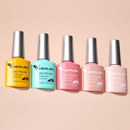 7.5ml Venalisa Nail Gel Polish HEMA FREE TPO FREE Full Coverage Semi Permanent Soak Off UV LED Gel Nail Polish Gel Varnish