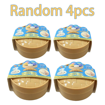 Glitter Dumpling Mystery Box: 6 Colors Random Stress Balls, Aesthetic Desktop Sensory Toy, Creative Office Fidget Gift