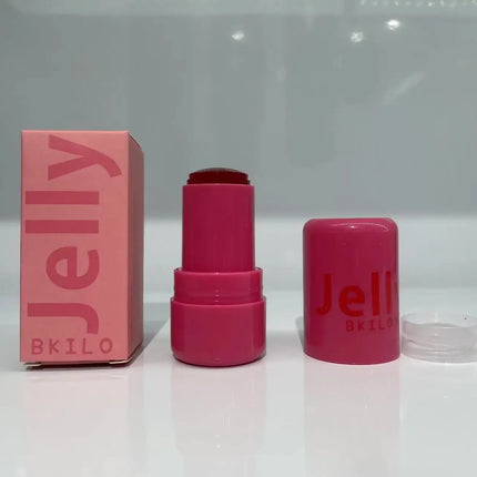 4 Colors Jelly Blush Stick Lip Balm Eyeshadow 3-in-1 Multi-Use Matte Blush Moisturize Brighten Lip Gloss Multi-Use Blush Makeup