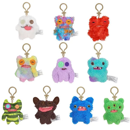 Fuggler Soft Plush Dolls Keychain Ugly Grin Cute Teeth Monster Pendant Fugg Cartoon Funny Backpack Keyring Accessories Gifts11CM