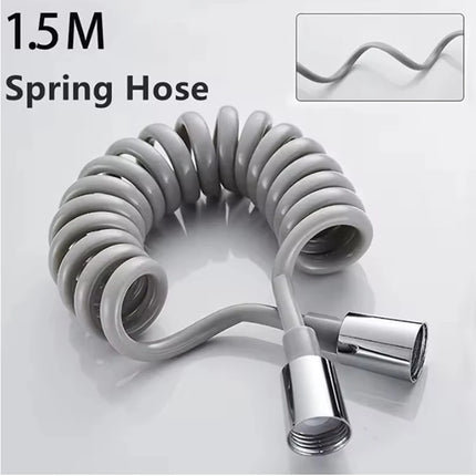 Black Toilet Bidet Faucet Handheld Sprayer Stainless Steel Bathroom Hand Bidet Sprayer Set Hose Toilet Self Cleaning Shower Head