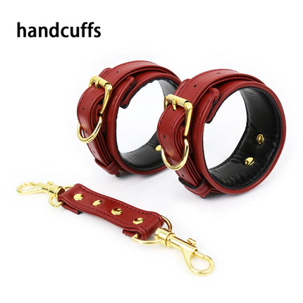 Puppy play  Wrist  Ankle cuffs Restraints Bondage Couples Adult Games Sex Toys for Women Erotic Handcuffs