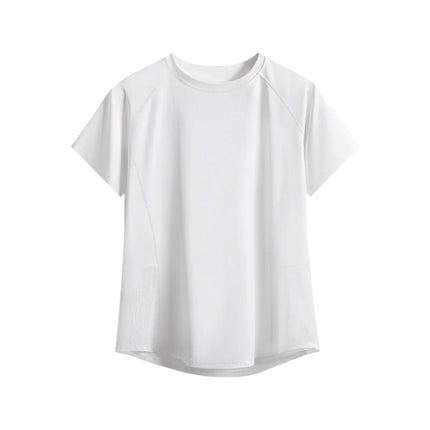 DRUR Sports Tops Women Quick Dry Workout Tshirt Running Yoga Gym Activewear Summer Short Sleeve Breathable Fitness Wear New