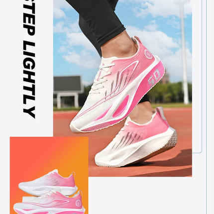 New Trendy Sports Running shoes, Comfortable and Breathable Men's and Women's Sports Casual shoes, Outdoor Large-sized Black 10