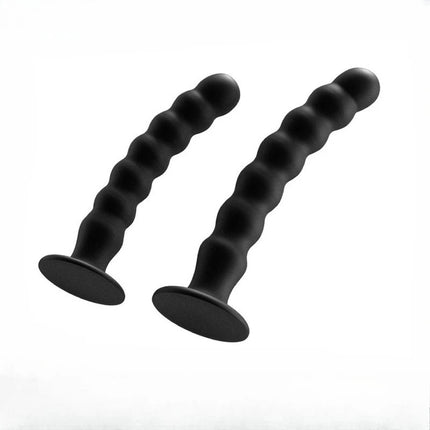 Anal Plug Prostate Massager Sex Products Vaginal Stimulator With Strong Sucker Silicone Bead Dildo Sex Toys for Man and Woman