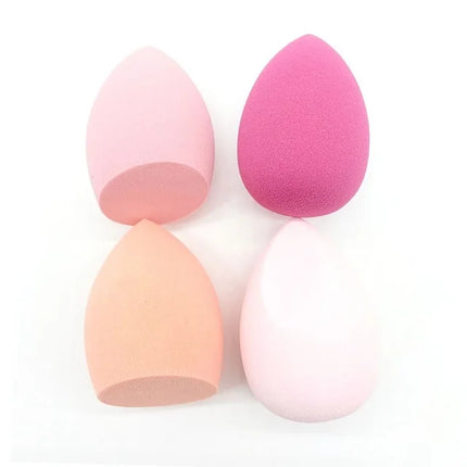 1/4pcs Beauty Egg Makeup Sponge Makeup Puff Set Foundation Sponge Puff Wet and Dry Makeup Tools