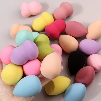 Big size Makeup Sponge,Color shapes randomly mix colors 25pcs Water Drop Design cosmetic face sponge Beauty Sponges Egg Shaped