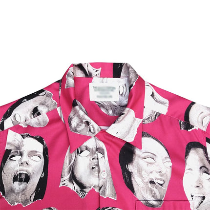 Weirdo Dave Collection Of Trendy Brands Beach Vacation Artificial Silk Hawaiian Short Sleeved Shirt For Men