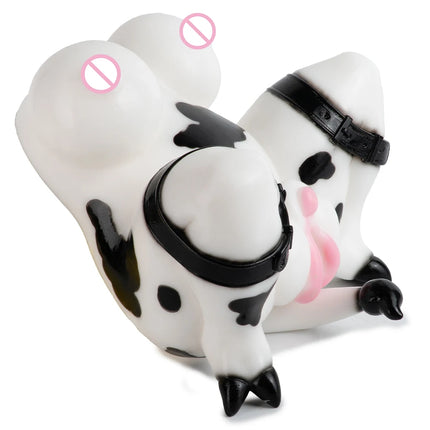 YOCY Sexy Cow Male Masturbator Realistic Vagina Fantasy Pocket Pussy Silicone Penis Stroker Massager Onahole Sex Toys For Men