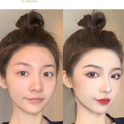 Natural Stereoscopic Face Powder Palette  Matte Bronzer  Contour Shading  Multifunctional Highlighter  Cosmetic Blush gift