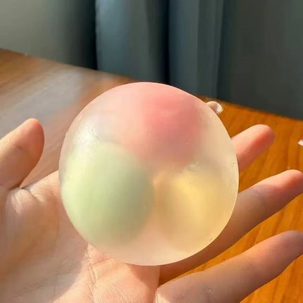 Creative Rice Dumpling Crispy Leather Ball Can Be Crushed Three Times Small Ball Giant Decompression Hand Ball Venting Toys