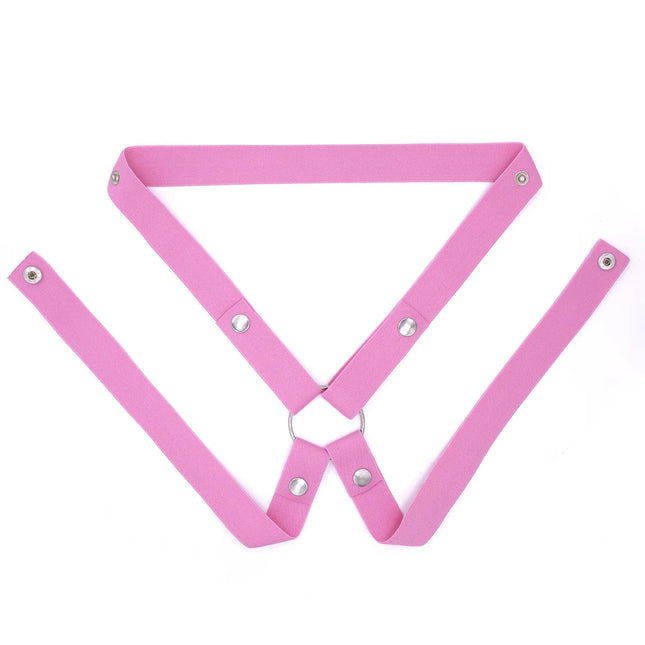 Male Penis Ring Chastity Cage Anti-off Device Elastic Band Auxiliary Belt Adjustable Underwear Rope Scrotum Ring Sissy Sex Toys