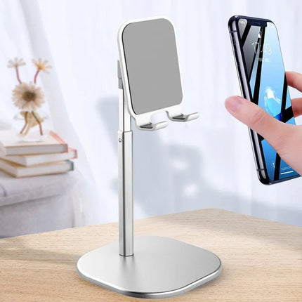 Ins Cellphone Bracket Foldable Lazy Tablet Universal Mobile Phone Stand Aluminum Alloy Live Streaming Cell Accessories Phones