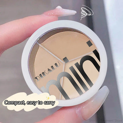 3-color Concealer Palette Moisturizing Cover Dark Circles And Acne Marks Natural Makeup Contouring Cream Shadow Cosmetics