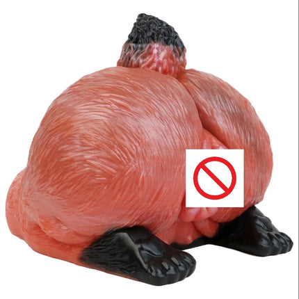 2025 Simulation Animal Fox Buttock Inverted Mold Silicone Fantasy Male Masturbator Pocket Penis Stroker Onahole Channel Sex Toy