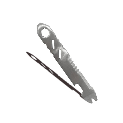 New Mini Stainless Steel Multifunctional Pry Bar, Mini EDC Hex Wrench, Bottle Opener, Portable Outdoor Bicycle Repair Tool