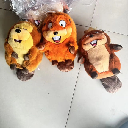 20cm Hoppers Beaver Plush Dolls Present Gift Movie Animals King George Beaver Stuffed Toys Desktop Drnaments
