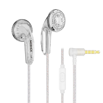 NiceHCK YD30 UV Varnish Surface 3.5mm HIFI Music Wired Earbud 15.4mm Dynamic HD Microphone Earphone for Gaming Meeting Vido EB2S