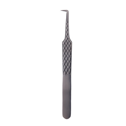 1pc/2/4/6pcs 3.0 Black Lash Tweezers for Eyelash Extensions Diamond Grip 90 Degree Tip Volume Lash Extension Tweezers