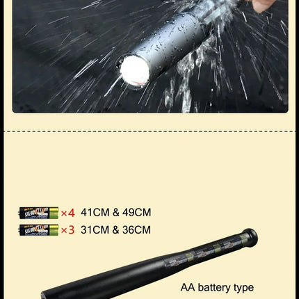 T6 LED Rechargeable Flashlight High Power Outdoor Tactical Torch Multifunction Aluminum Alloy Emergency Camping Light Battery No