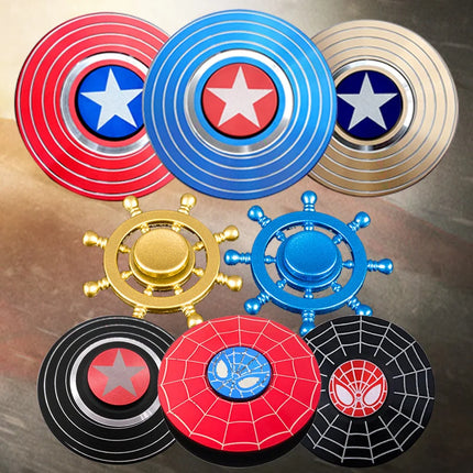 Finger Spinner Shield Aluminum Alloy Fidget Spinner Stress Relief Toy Spinner