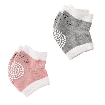 Baby Crawling Knee Pads Breathable, Toddler Walking Anti-Fall, Infant 0-3 Years Old, Pure Cotton Anti-Collision Elbow Pads, Non-