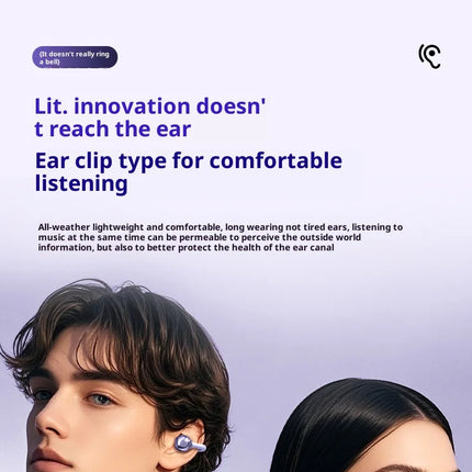 Original SONY Ear clip OWS Wireless Bluetooth Ear Clip Headphones sports Gaming Headset HIFI Surround Sound Earbuds With Mic