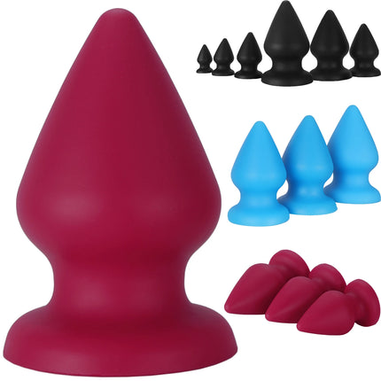 Fisting Butt Plug Training Dilator XXXL Small Huge Anal Plug Super Soft Anal Toys Suction Cup Big Sex Toy For Men Women Buttplug