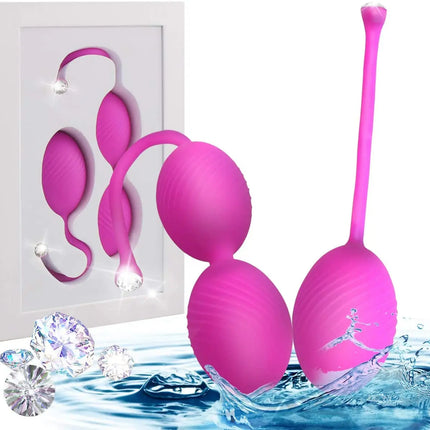 Set Safe Silicone Kegel Ball Vagina Bulb Private Tighten Exercise Machine Sex Toy For Women Masturbation Kegel Weights Adult Toy
