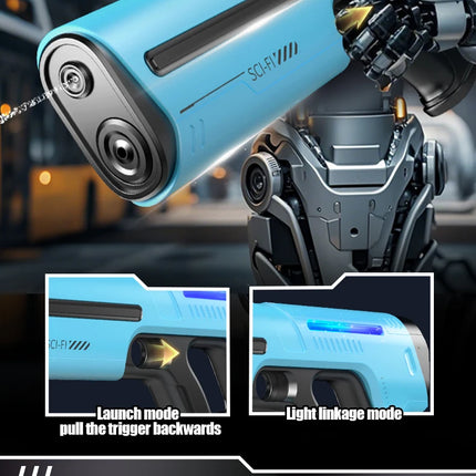 Electric Automatic Water Storage Gun Toys Portable Children Summer Beach Outdoor Fight Fantasy Spray Gun Toys Boy Kid Adult Game