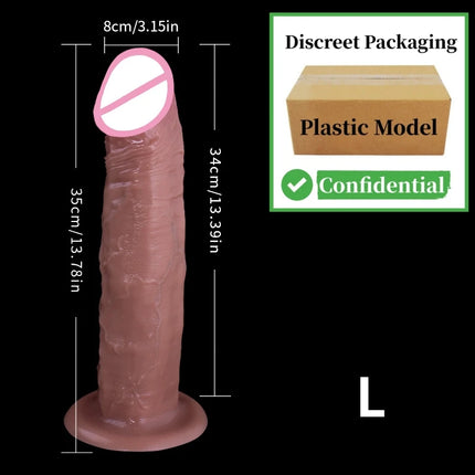 Super Long Dildo Big Penis Silicone Anal Dilator Female Masturbation Toy Adult Products Giant Realistic Dildo Penises Sextoys