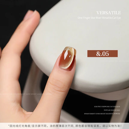 36-color/set Star River Cat Eye Gel Nail Polish 15ml Magnetic Gel Glass Beads Semi Permanent Soak Off UV Nail Gel For Nail Salon