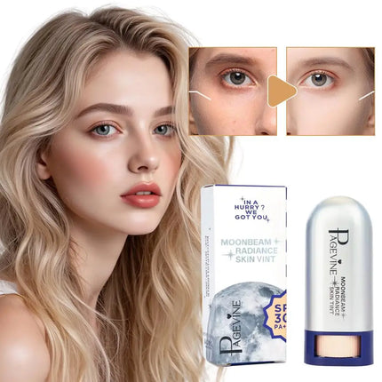 PAGEVINE Waterproof Foundation Stick Concealer Stick 6g Long-Lasting Concealer Waterproof Suitable for All Kinds of Daily Makeup
