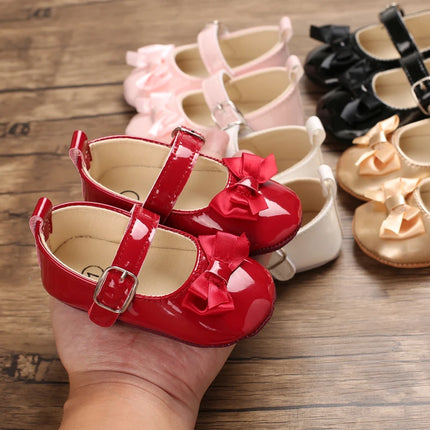 Spring and Autumn Style 0-1 Year Old Baby Walking Shoes Soft Rubber Soled Baby Shoes Breathable and Non Slip Princess Shoes