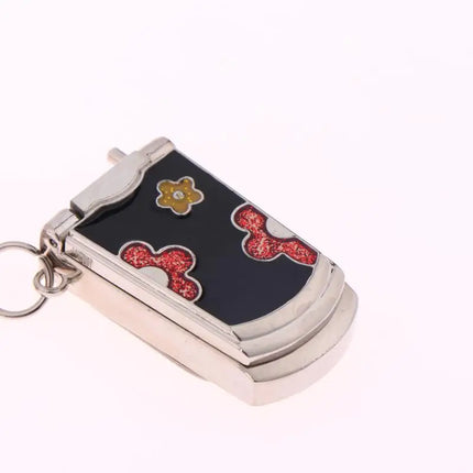 1 Piece Fashion Retro Cute Backpack Pendant Flip Phone Keychain Watch Hanging Watch Creative Gift