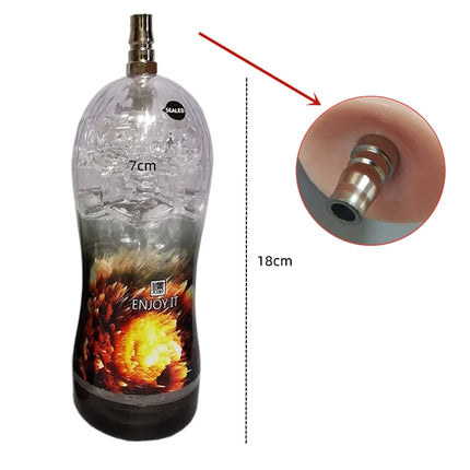Soft Male Masturbator Cup Pussy Sex Toys for Men Vagina Adult Endurance Exercise Vacuum Pocket Cup Sex Machine Attachment