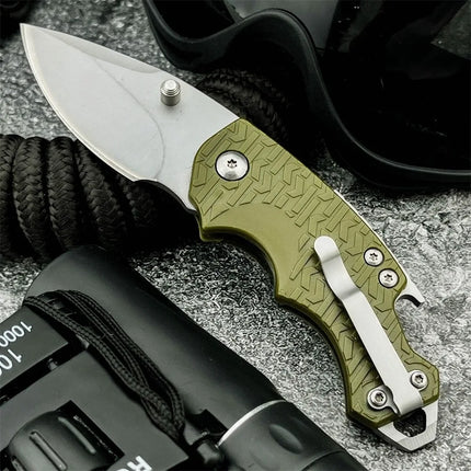High-Quality KS 3800 Shuffle Mini Folding Knife 8Cr13Mov Blade Nylon Fiberglass Handle Outdoor Camping Hunting Hiking Tool