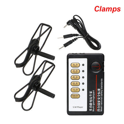 Electric Shock Stimulator Breast Enlargement Pump For Women Clit Clip Nipple Clamps Sucker Vaginal Pumping Erotic Sex Toys Adult
