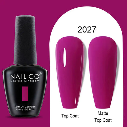 NAILCO Winter Series Color Gel Nail Polish 15ML Semi Permanent Soak Off Gel Varnishes Super Texture Gorgeous Nail Manicure Art