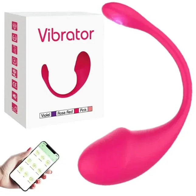 Wireless Control Vibrator APP Remote Control Dildo Panties Wear Vibrating Egg G Spot Clit Stimulator Massager Sex Toys for Women
